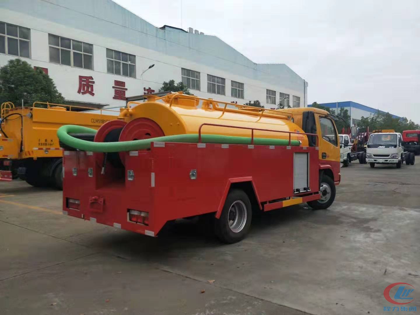 mg不朽情缘官网东风多利卡D6蓝牌疏通车吸粪车