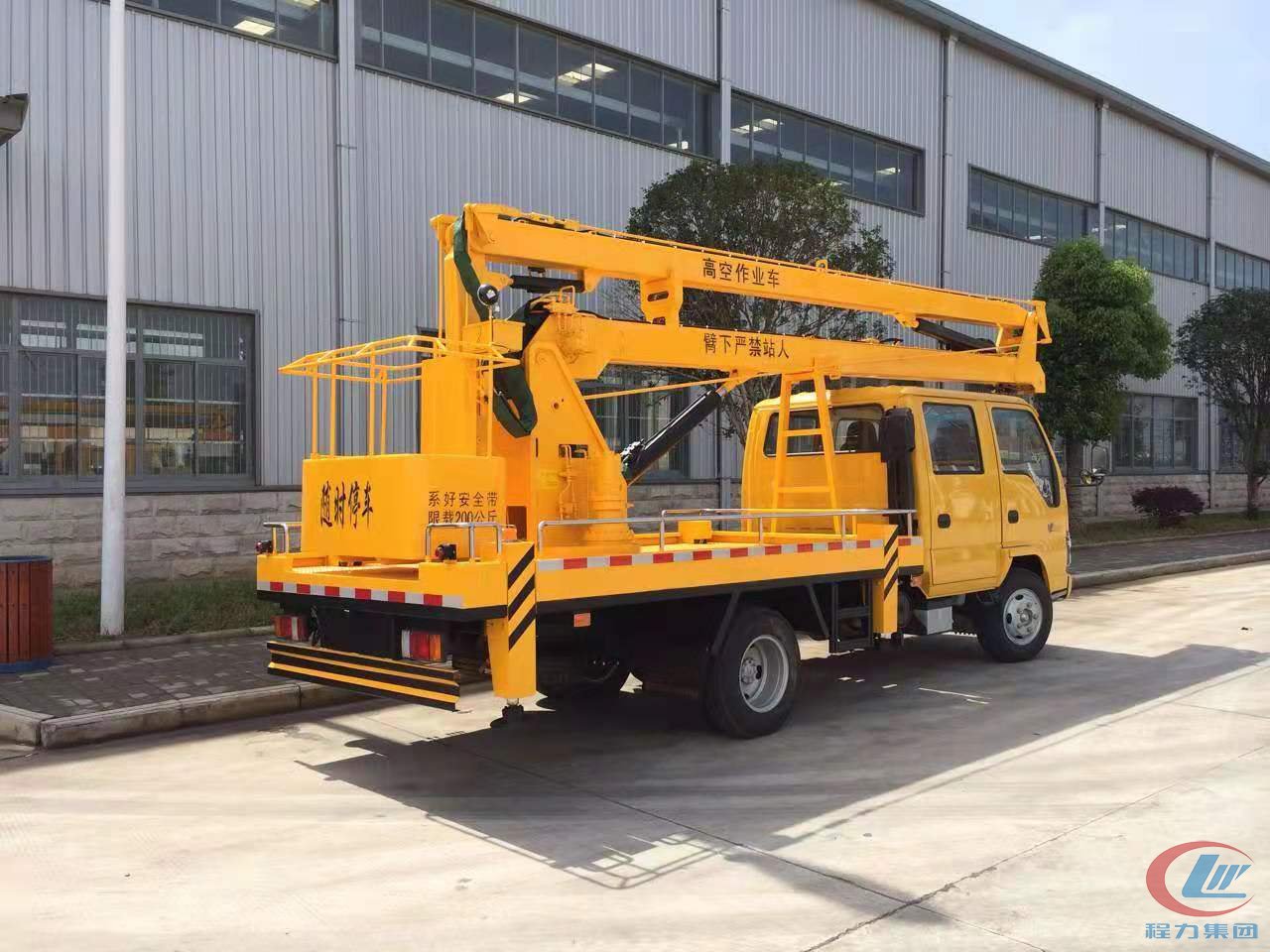 mg不朽情缘官网五十铃16米高空作业车侧面图