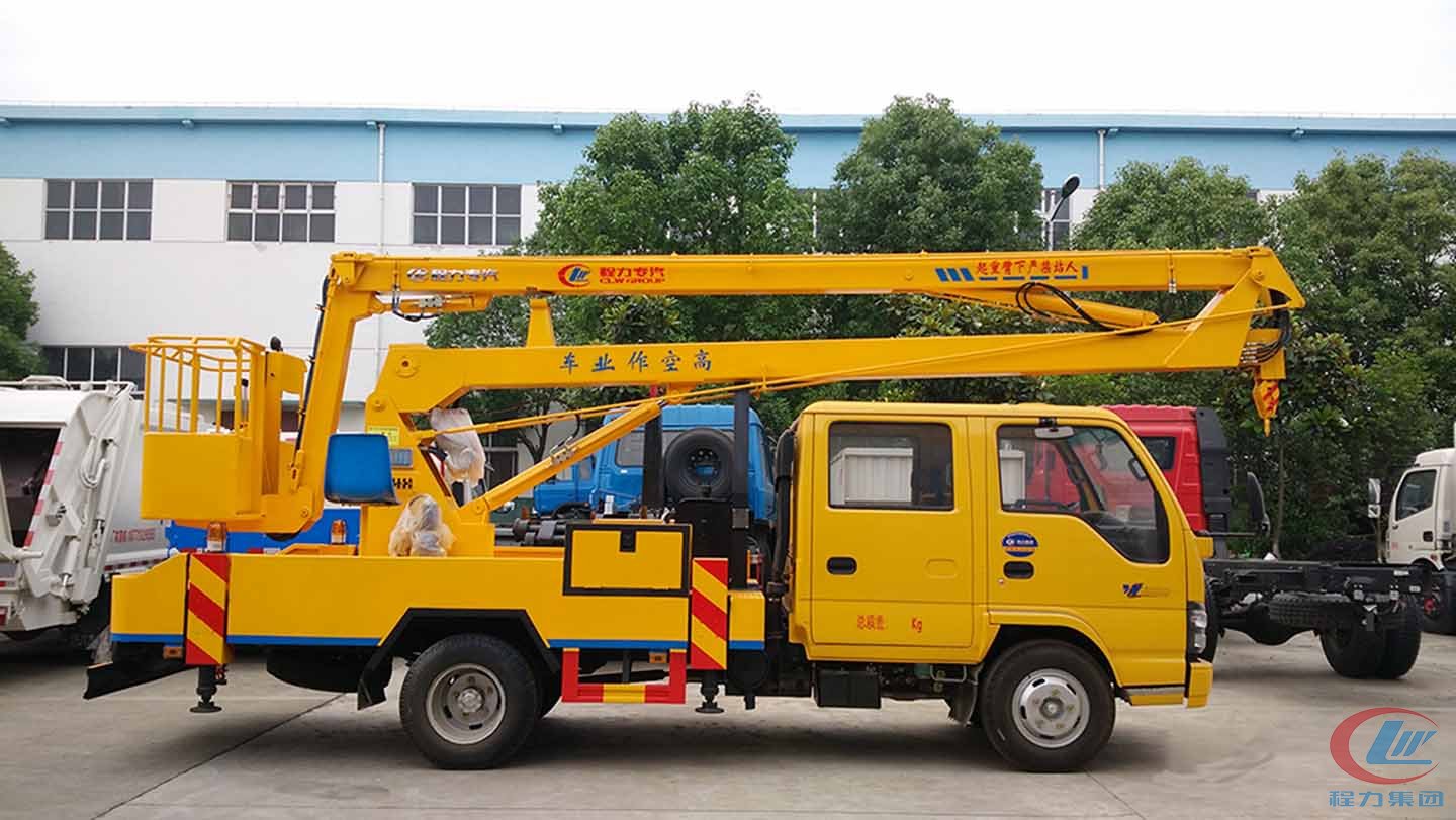 mg不朽情缘官网集团五十铃14米高空作业车侧面