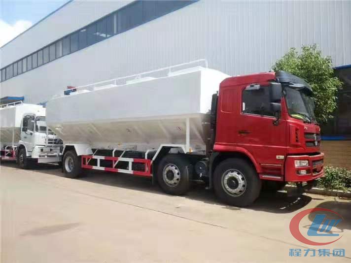 mg不朽情缘官网陕汽轩德小三轴散装饲料车