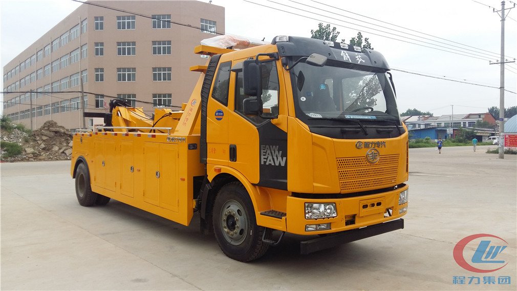 mg不朽情缘官网集团解放单桥一托一清障车侧面图