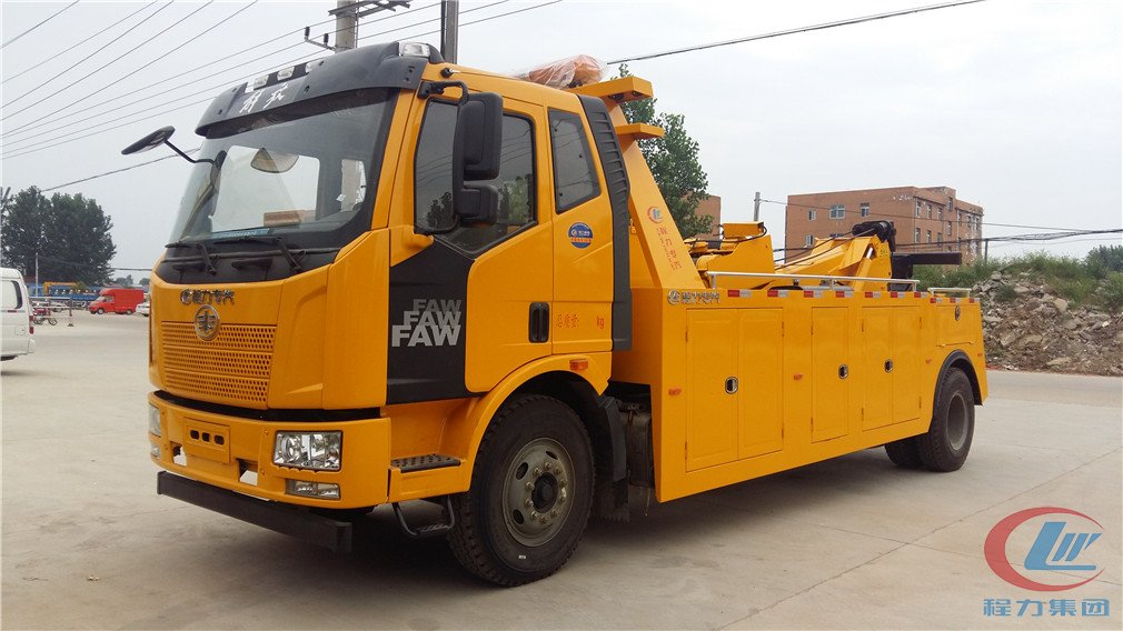 mg不朽情缘官网集团解放单桥一托一清障车侧面图