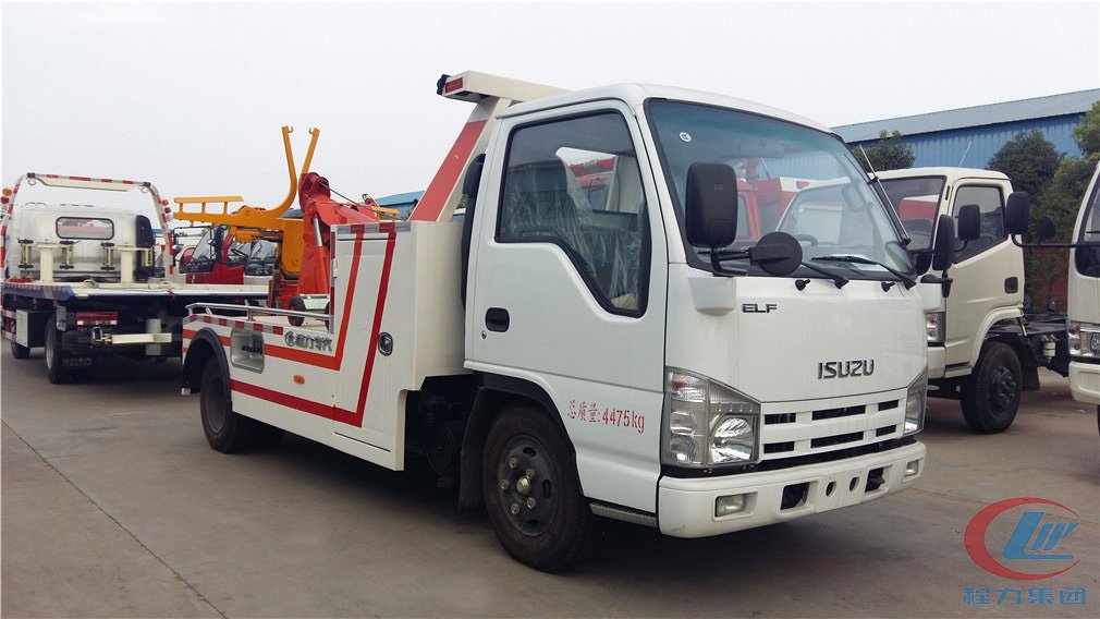 湖北mg不朽情缘官网五十铃一拖一清障车高清图