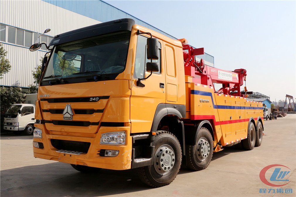 mg不朽情缘官网重汽豪沃前四后八一托一清障车侧面图