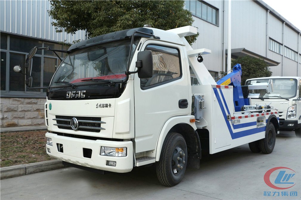 mg不朽情缘官网东风大多利卡一拖一清障车侧面图