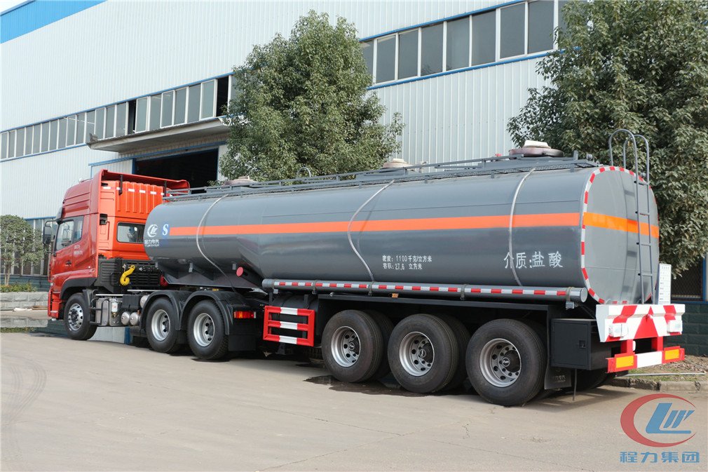 mg不朽情缘官网腐蚀性物品罐式运输半挂车侧面图