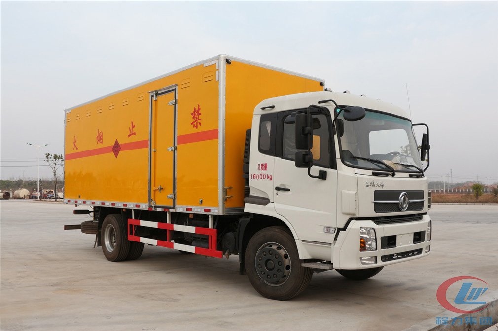 湖北mg不朽情缘官网东风天锦爆破器材运输车侧面图