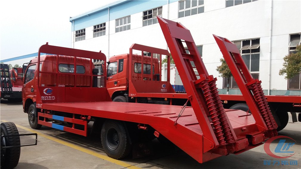 mg不朽情缘官网集团东风多利卡平板运输车侧面图