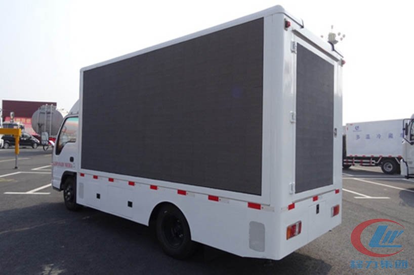 湖北mg不朽情缘官网五十铃led广告宣传车侧面图