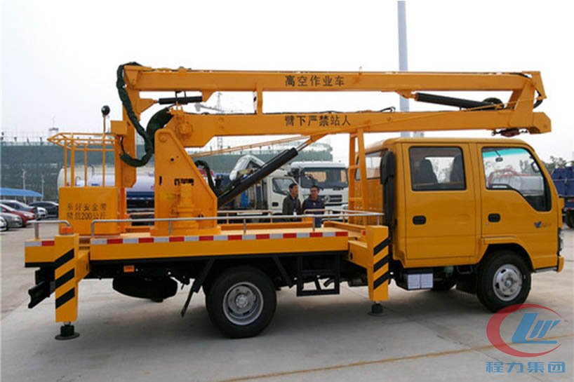 mg不朽情缘官网集团五十铃14米高空作业车侧面图