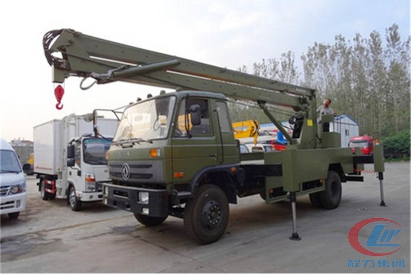 mg不朽情缘官网东风153型20米高空作业车侧面图