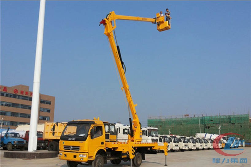 湖北mg不朽情缘官网东风18米高空作业车侧面图