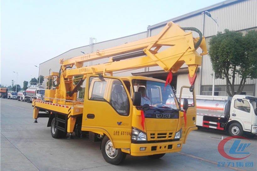 mg不朽情缘官网五十铃18米高空作业车侧面图