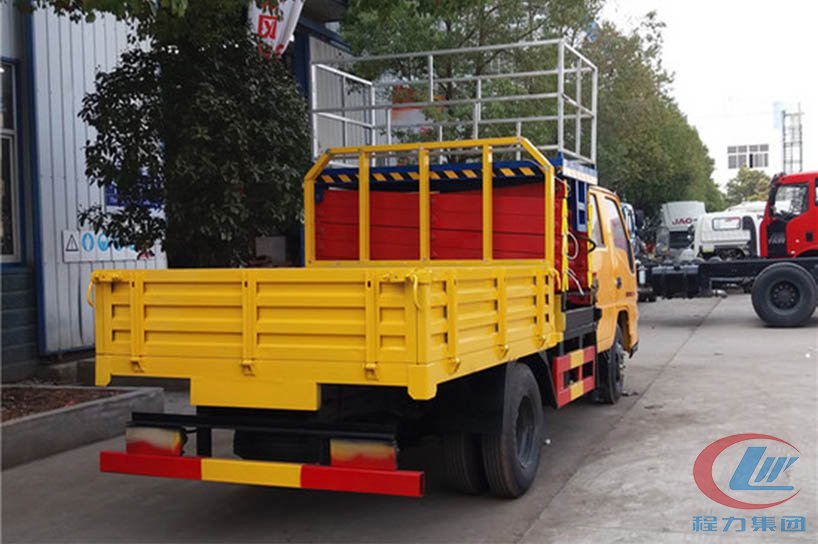 湖北mg不朽情缘官网江铃10米升降平台高空作业车侧面图