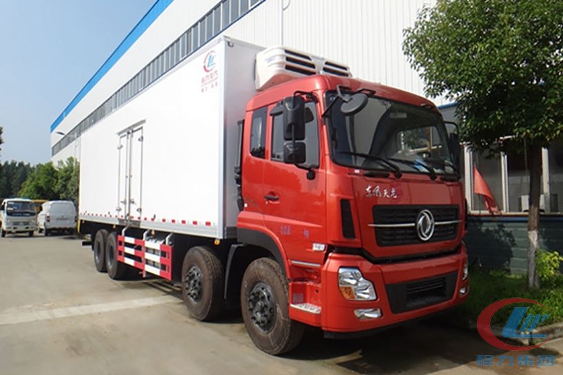 mg不朽情缘官网东风天龙前四后八冷藏车高清图