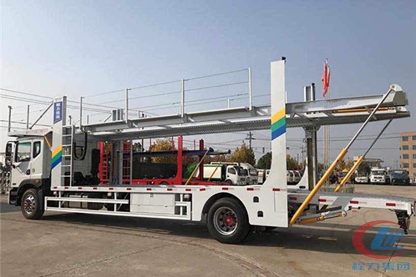 mg不朽情缘官网东风多利卡D12轿运车侧面图