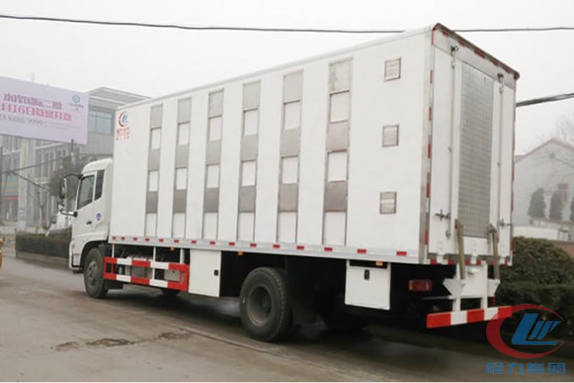 湖北mg不朽情缘官网天锦恒温型畜禽运输车侧面图