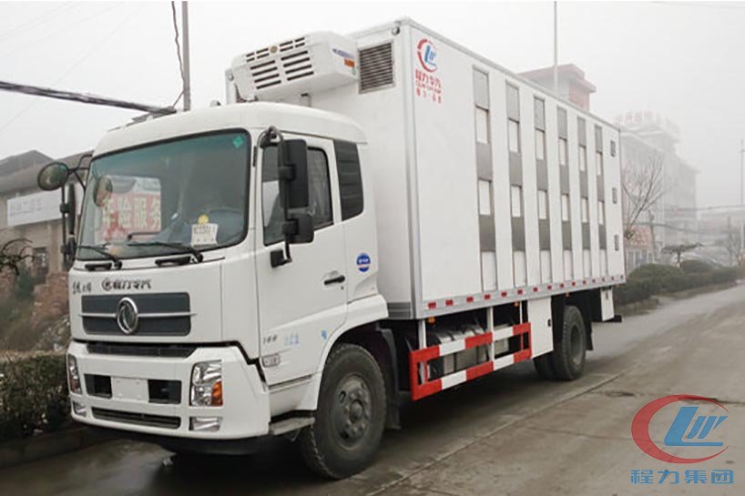 湖北mg不朽情缘官网天锦恒温型畜禽运输车侧面图