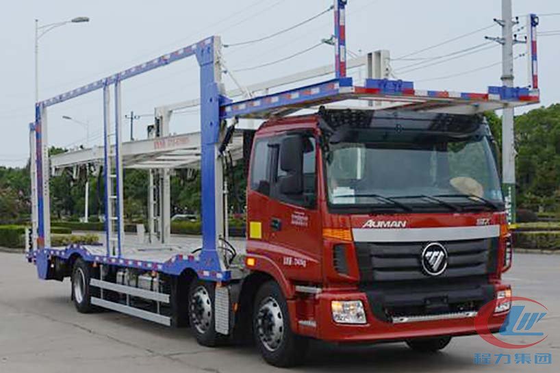 福田欧曼小三轴车辆运输车 mg不朽情缘官网专汽