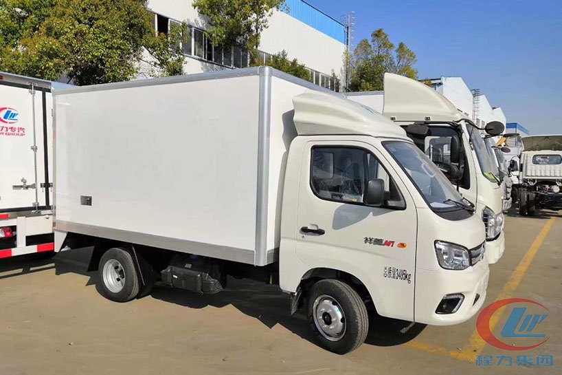 mg不朽情缘官网专汽福田祥菱M1后双轮冷藏车侧面图