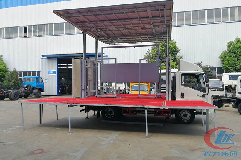 mg不朽情缘官网集团大运蓝牌舞台车侧面图